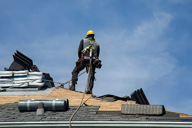 Professional Roof Replacement technician working in Malcolm, NE